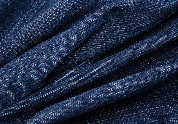 ピンクハウスPINK HOUSE ロゴ刺繍裾フリルレースアップクロップドデニムパンツ インディゴM K-102690_018