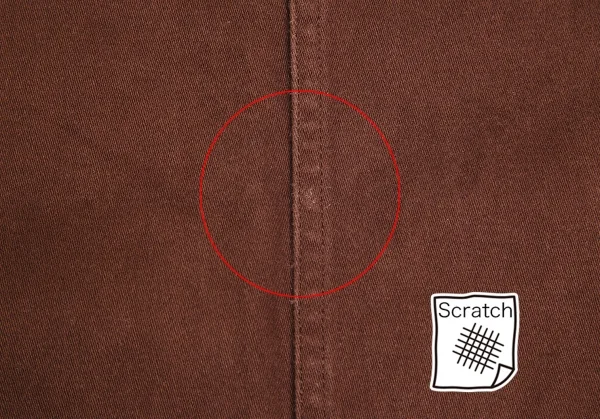 ピンクハウスPINK HOUSE ベアー刺繍ワッペン貼り付け台形ロングスカート 茶M K-102692_008