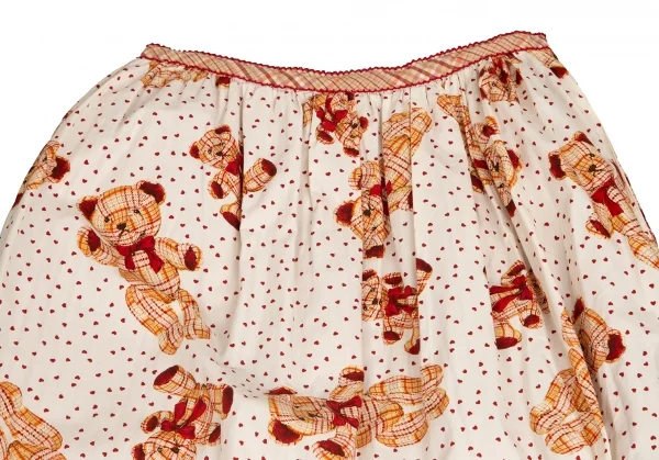 PINK HOUSE Bears Printed Half Wrap Layer Design Skrit K-102694_004