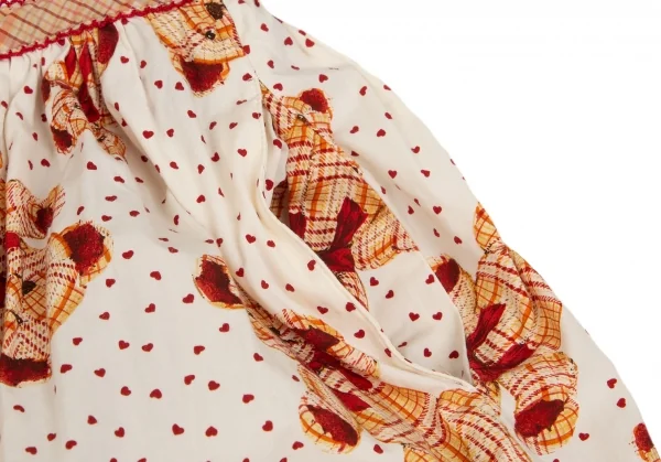 PINK HOUSE Bears Printed Half Wrap Layer Design Skrit K-102694_005