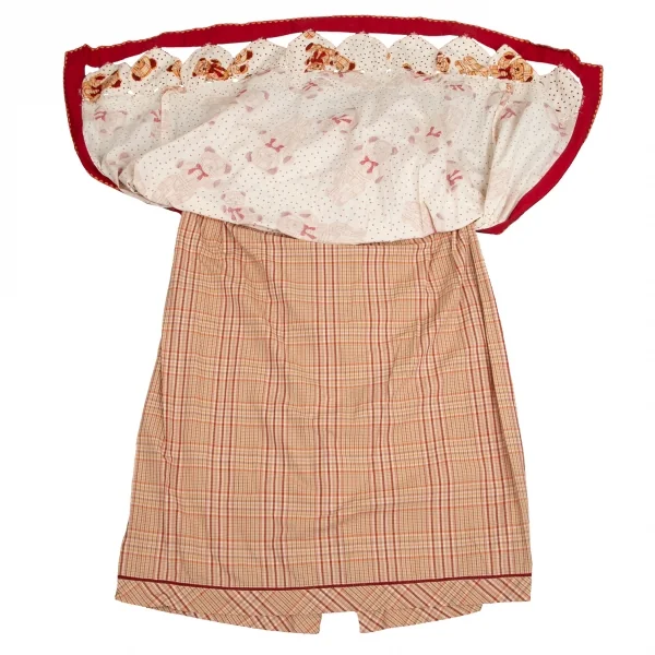 PINK HOUSE Bears Printed Half Wrap Layer Design Skrit K-102694_007