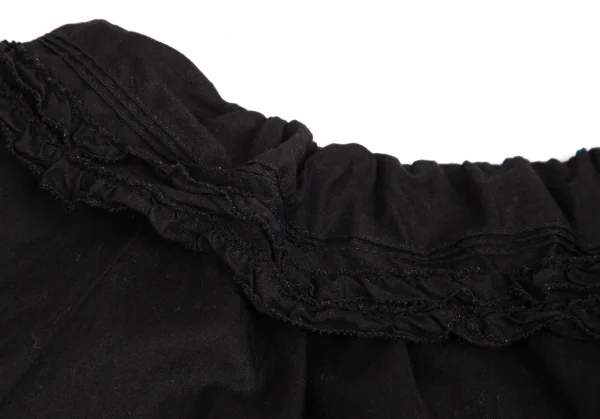 ピンクハウスPINK HOUSE ラビットストロベリー刺繍フリル半袖チュニック 黒M位 K-102697_012