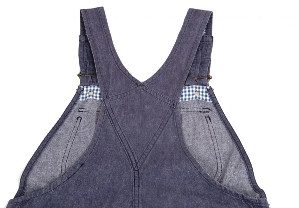 ピンクハウスPINK HOUSE 裾ロゴプリントワッペン貼り付けデニムジャンパーロングスカート インディゴM位 K-102700_017