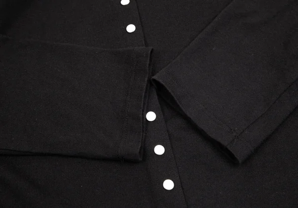アニエスベーagnes b. メニースナップボタンカーディガン 黒3 K-102733_010