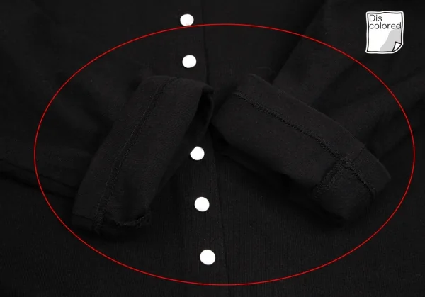 アニエスベーagnes b. メニースナップボタンカーディガン 黒3 K-102733_011