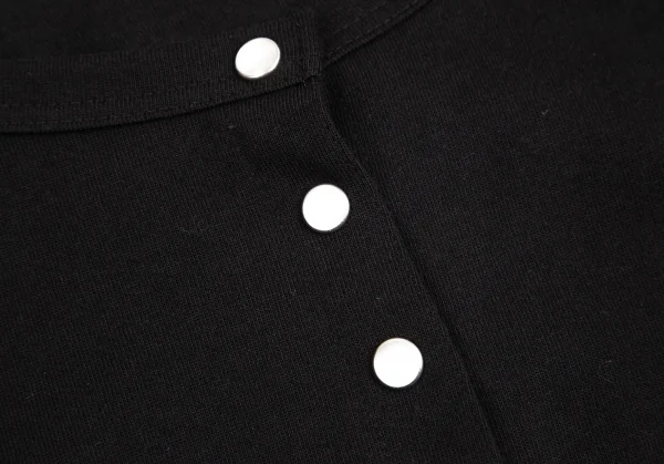 アニエスベーagnes b. メニースナップボタンカーディガン 黒3 K-102733_005