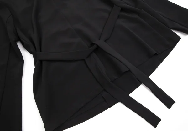 アニエスベーagnes b. ポリウエストコード4Bジャケット 黒3 K-102734_014