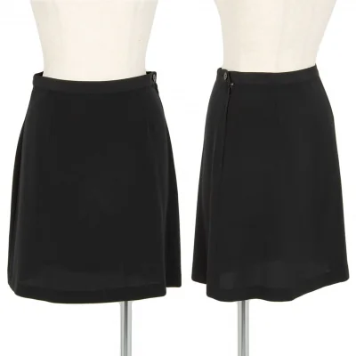 アニエスベーagnes b. ポリ台形スカート 黒