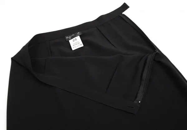 アニエスベーagnes b. ポリ4Bセットアップスーツ 黒38 K-102736_015