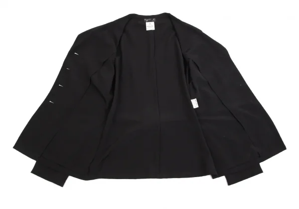 アニエスベーagnes b. ポリ4Bセットアップスーツ 黒38 K-102736_009