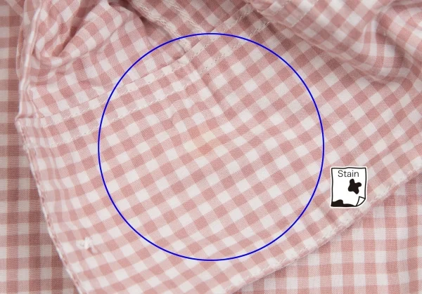 マドモアゼルノンノンMademoiselle NON NON ギンガムチェック長袖シャツ 白ピンク40L K-102750_010