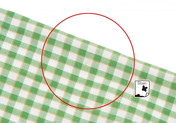 マドモアゼルノンノンMademoiselle NON NONチェックダブルポケット長袖シャツ 白緑M K-102756_010