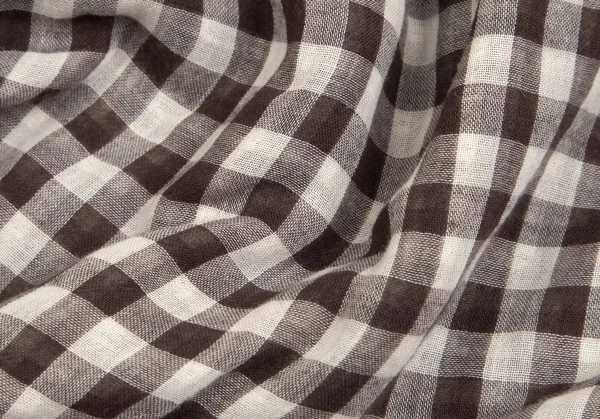 マドモアゼルノンノンMademoiselle NON NON ギンガムチェックダブルガーゼフードシャツ 茶オフ40L K-102765_015