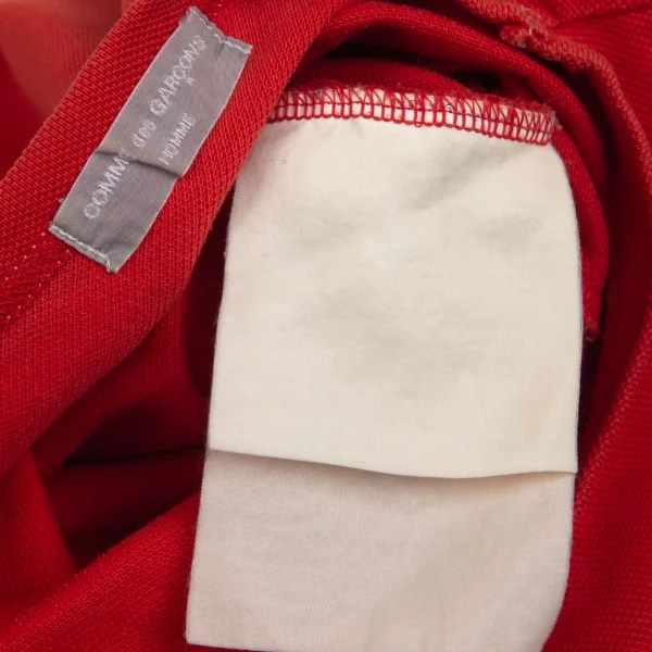 COMME des GARCONS HOMME Wihte stitched T-shirt K-102769_010