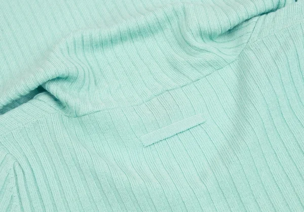 ジャンポールゴルチエ ファムJean Paul GAULTIER FEMME ウールセーラーネックリブニットセーター ミントグリーン40 K-102792_016