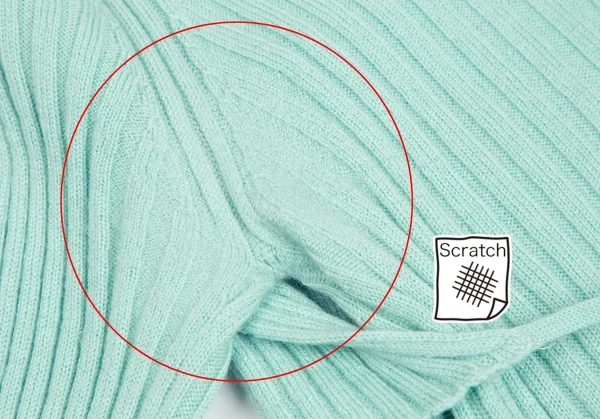 ジャンポールゴルチエ ファムJean Paul GAULTIER FEMME ウールセーラーネックリブニットセーター ミントグリーン40 K-102792_004