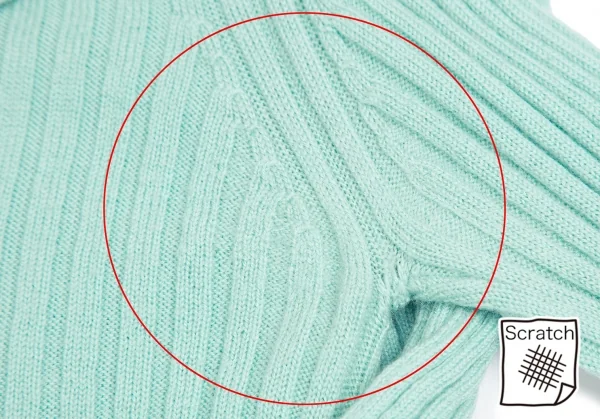 ジャンポールゴルチエ ファムJean Paul GAULTIER FEMME ウールセーラーネックリブニットセーター ミントグリーン40 K-102792_005