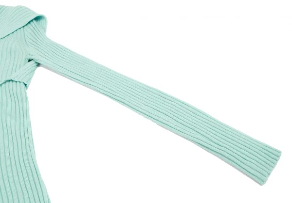 ジャンポールゴルチエ ファムJean Paul GAULTIER FEMME ウールセーラーネックリブニットセーター ミントグリーン40 K-102792_009