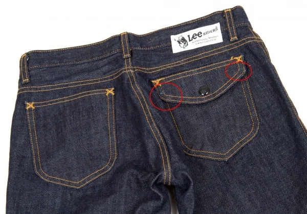 リーLee RIDERS バックポケットデザインジーンズ インディゴ32 K-102802_009