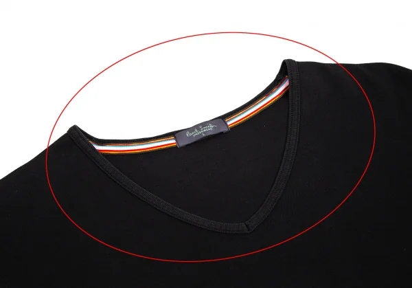 ポールスミス Paul Smith UNDER WEAR コットンVネックTシャツ 黒L K-102804_002
