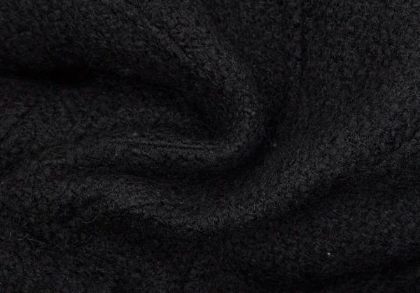 ジュンヤワタナベマンピンク コムデギャルソンJUNYA WATANABE MAN PINK COMME des GARCONS ウールモヘヤ裏キルティング裁ち切りデザインジャケット 黒S K-102815_016