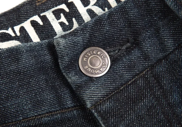 ヒステリックグラマーHYSTERIC GLAMOUR コットンストレッチクラッシュスキニーデニムパンツ インディゴS K-102823_004