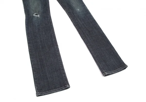 ヒステリックグラマーHYSTERIC GLAMOUR コットンストレッチクラッシュスキニーデニムパンツ インディゴS K-102823_007