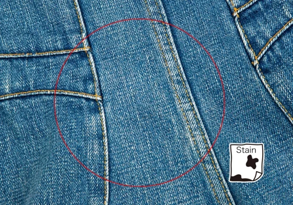 ジュンヤワタナベ コムデギャルソンJUNYA WATANABE COMME des GARCONS 切替デザインウォッシュドデニムスカート インディゴS K-102836_012