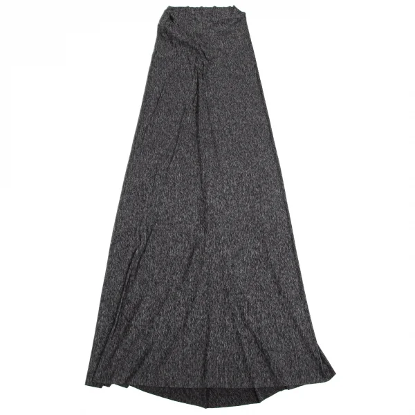 イッセイミヤケ フェットISSEY MIYAKE FETE ストレッチメランジチューブトップワンピース チャコール3 K-102839_002