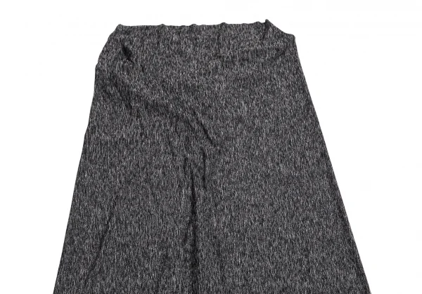 イッセイミヤケ フェットISSEY MIYAKE FETE ストレッチメランジチューブトップワンピース チャコール3 K-102839_003