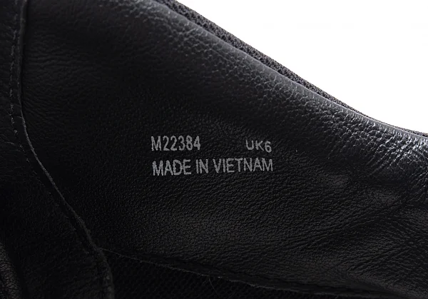 ワイスリーY-3 SUKITA II パイソン切替インヒールスニーカー 黒UK6(24位) K-102856_018