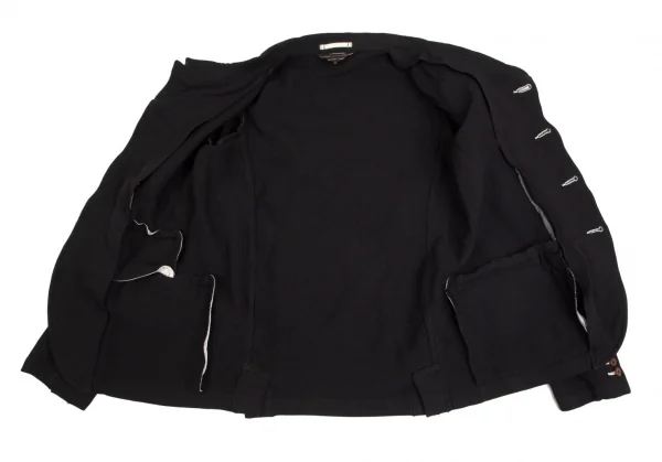 コムデギャルソン オムプリュスCOMME des GARCONS HOMME PLUS エステルラウンドカラージャケット 黒XS K-102885_010