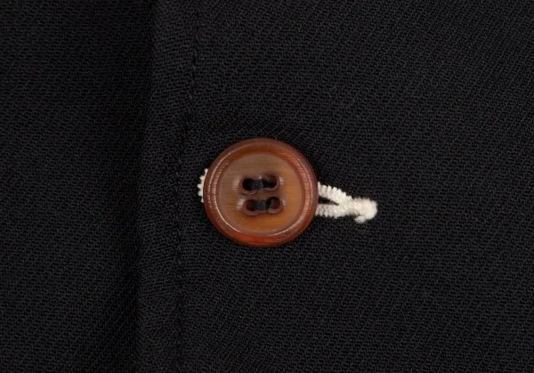 コムデギャルソン オムプリュスCOMME des GARCONS HOMME PLUS エステルラウンドカラージャケット 黒XS K-102885_004