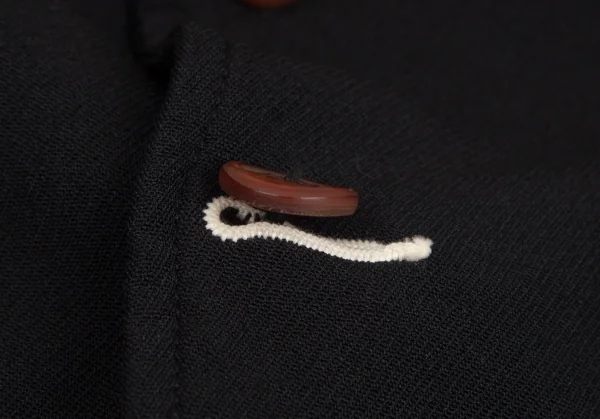 コムデギャルソン オムプリュスCOMME des GARCONS HOMME PLUS エステルラウンドカラージャケット 黒XS K-102885_005