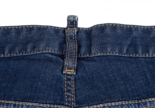 ディースクエアードDSQUARED2 Cool guy jean クールガイフロントワッペンストレッチスキニーデニムパンツ インディゴ46 K-102914_014