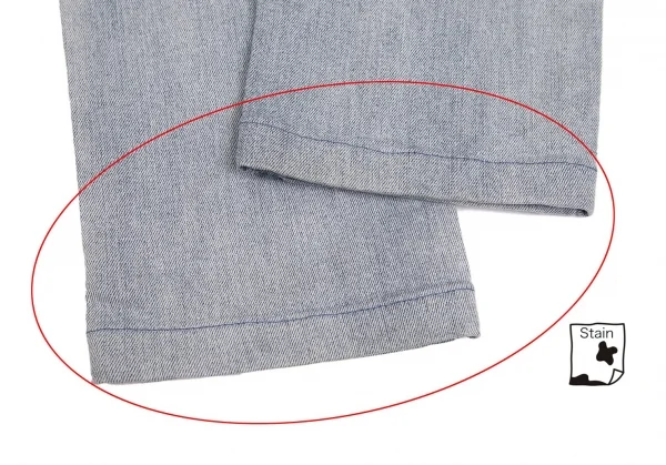 ピエールバルマンPIERRE BALMAIN モールワッペンパッチワークスキニーデニムパンツ 淡インディゴ29 K-102915_010