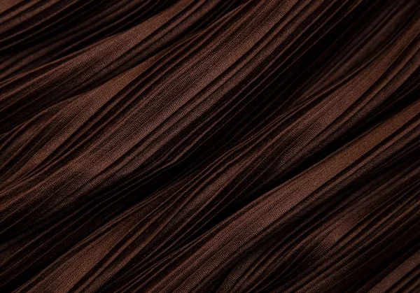 プリーツプリーズPLEATS PLEASE スカラップタートルネックノースリーブチュニック 茶3 K-102925_011