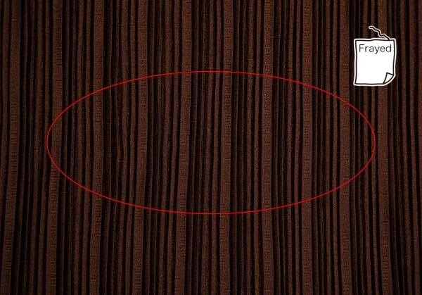 プリーツプリーズPLEATS PLEASE スカラップタートルネックノースリーブチュニック 茶3 K-102925_004