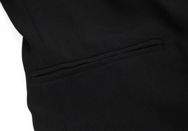 アニエスベーagnes b. ポリジョーゼット3Bジャケット 黒38 K-102950_011