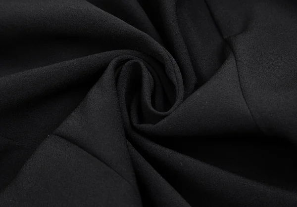 アニエスベーagnes b. ポリジョーゼット3Bジャケット 黒38 K-102950_014