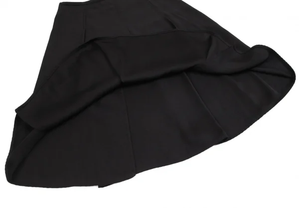 アニエスベーagnes b. ポリジョーゼットプリーツスカート 黒38 K-102951_005