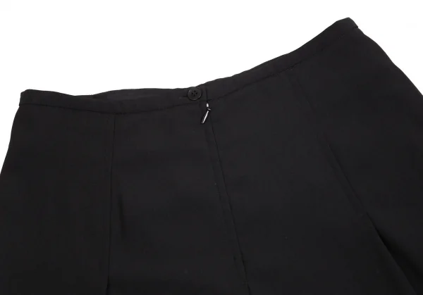 アニエスベーagnes b. ポリジョーゼットプリーツスカート 黒38 K-102951_007