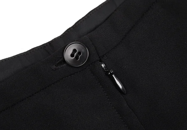 アニエスベーagnes b. ポリジョーゼットプリーツスカート 黒38 K-102951_008