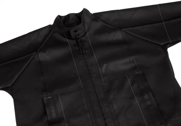 イッセイミヤケISSEY MIYAKE 132 5. リバーシブルステッチ折り畳みブルゾン 黒2 K-102970_004