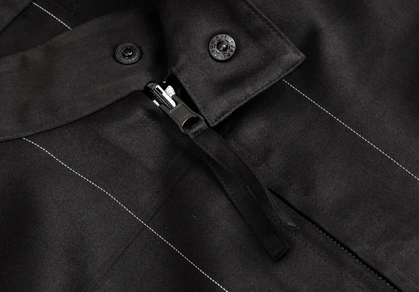 イッセイミヤケISSEY MIYAKE 132 5. リバーシブルステッチ折り畳みブルゾン 黒2 K-102970_006