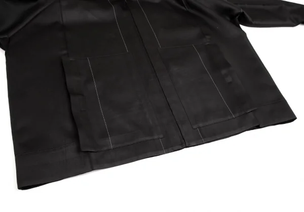 イッセイミヤケISSEY MIYAKE 132 5. リバーシブルステッチ折り畳みブルゾン 黒2 K-102970_008