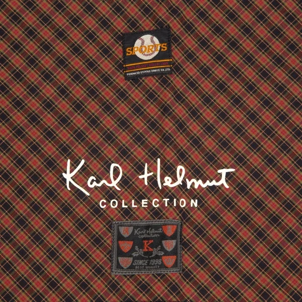 カールヘルムKarl Helmut チェック切替パッチデザインシャツ 黒赤緑M K-102991_018