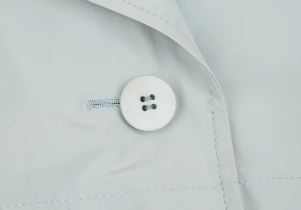 イッセイミヤケハートISSEY MIYAKE HaaT コットンポリスプリングコート ライトブルー2 K-103026_005