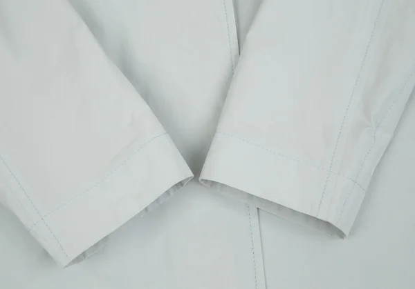 イッセイミヤケハートISSEY MIYAKE HaaT コットンポリスプリングコート ライトブルー2 K-103026_009