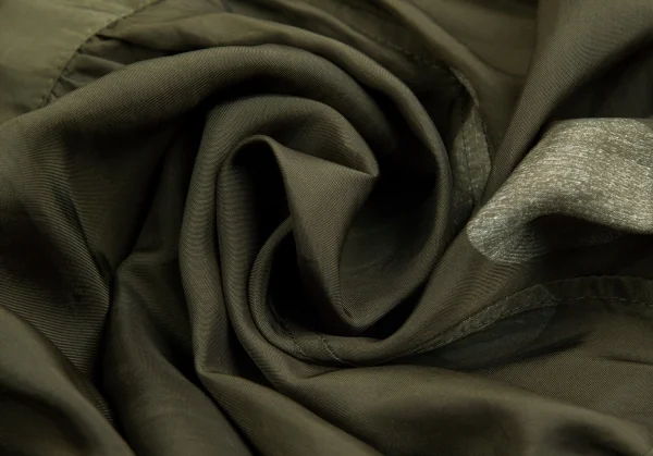 ワイズY's キュプラドットプリント裏使いシャツ カーキ1 K-103037_018